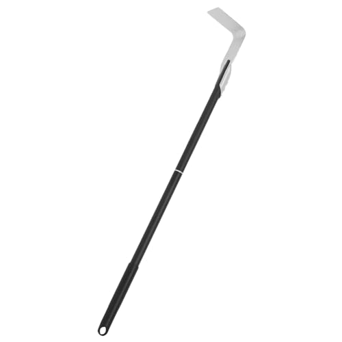 SOLUSTRE Ofenschaber mit Verlängerbarem Aluminiumgriff Langlebiges Abnehmbares Ascheschaber für Kamin und Grillreinigung Hitzebeständig für Holzkohle und Pizzaofen Entfernen von und von SOLUSTRE