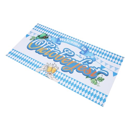 SOLUSTRE Oktoberfest Fotohintergrund Banner Traditionelle Bierparty Dekoration Leicht Kreative Partydekoration von SOLUSTRE