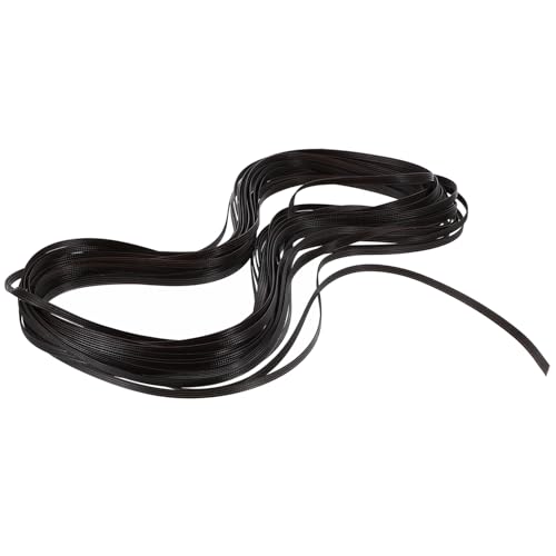 SOLUSTRE PE Rattan Flechtband Reparaturmaterial für Stühle Balkonmöbel Kunststoff Rattan DIY Geflecht Zubehör für Möbelreparatur und Heimdekoration in Dunkelbraun von SOLUSTRE