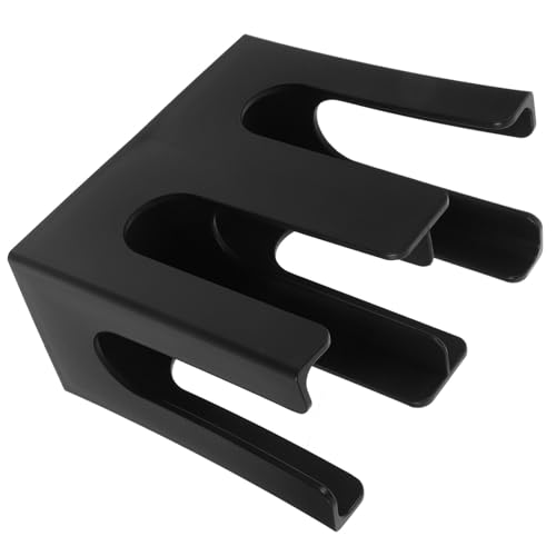SOLUSTRE Papierbecherhalter Theken Organizer mit Fächern Schwarz Großer Desktop Becherspender für Kaffee und Milchtee Shops Benutzerfreundlich Leicht zu Reinigen Platzsparend Schnelle von SOLUSTRE