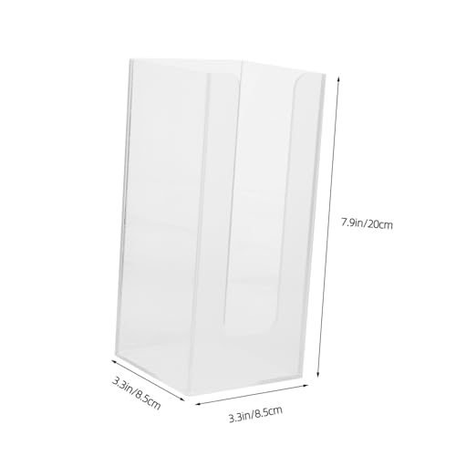 SOLUSTRE Papierbecherhalter Transparent Einfache Handhabung für Milchtee und Kaffeeläden Glatte Kanten Vielseitig Einsetzbar Stilvolles Design Geeignet für Theken und Zuhause von SOLUSTRE