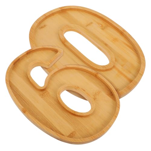 SOLUSTRE Party Food Trays Holztablett Teilig Zahl Design Wiederverwendbar Robust Für Geburtstag Hochzeit Snacks Obst Käse Feine Verarbeitung Leicht Zu Reinigen Und Aufbewahren SOLUSTRE Party Food Trays Holztablett Teilig Zahl Design Wiederverwendbar Robust Für Geburtstag Hochzeit Snacks Obst Käse Feine Verarbeitung Leicht Zu Reinigen Und Aufbewahren von SOLUSTRE