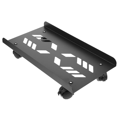 SOLUSTRE Pc Tower Halterung mit Stabiler Computerständer für Desktop Pcs Platzsparend Dem Schreibtisch Leise Beweglich für Home Office von SOLUSTRE