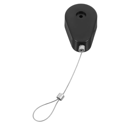 SOLUSTRE Retractable Kabeltether Sicherheitsbox Verlust Stahlseil mit Einstellbarer Rückholfunktion Elegantes Design für Kabelmanagement Zuhause Büro von SOLUSTRE