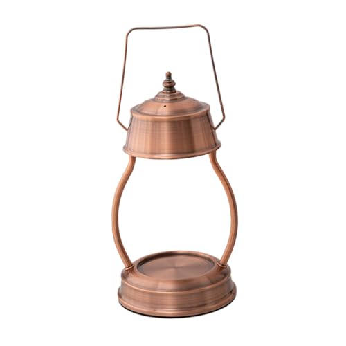 SOLUSTRE Retro Kerzenwärmer Lampe mit Elektrischer Wachsschmelzer für Duftwachs Vintage Duftlampe für Wohnzimmer Schlafzimmer Büro Rauchfrei Antik Eu Stecker Acv von SOLUSTRE