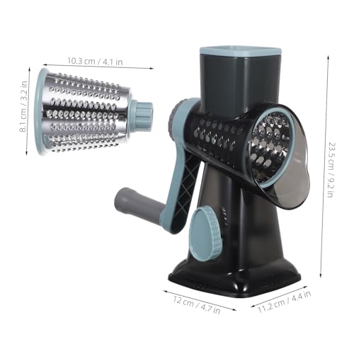 SOLUSTRE Rotary Cheese Grater Manuell mit Handkurbel Multifunktionaler Gemüseschneider und Zerkleinerer Kompakt Platzsparend Leicht zu Reinigen für Zwiebeln Kartoffeln und Nüsse SOLUSTRE Rotary Cheese Grater Manuell mit Handkurbel Multifunktionaler Gemüseschneider und Zerkleinerer Kompakt Platzsparend Leicht zu Reinigen für Zwiebeln Kartoffeln und Nüsse von SOLUSTRE