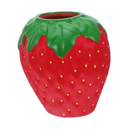 SOLUSTRE Erdbeervase Künstliche Erdbeerdekoration Tischdekoration Erdbeer Blumentopf Erdbeervase Für Inneneinrichtung SOLUSTRE Erdbeervase Künstliche Erdbeerdekoration Tischdekoration Erdbeer Blumentopf Erdbeervase Für Inneneinrichtung von SOLUSTRE