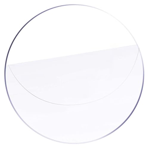 SOLUSTRE Runde Transparente Acrylglas Platte Klare Acrylscheibe für DIY Handwerk Bilderrahmen Glasersatz Tischplatte Schutz und Bastelprojekte SOLUSTRE Runde Transparente Acrylglas Platte Klare Acrylscheibe für DIY Handwerk Bilderrahmen Glasersatz Tischplatte Schutz und Bastelprojekte von SOLUSTRE