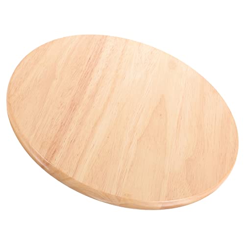 SOLUSTRE Runder Hocker Ersatzsitz aus Holz Multifunktionale Sitzfläche für Barhocker und Möbel Durchmesser Langlebig und Kratzfest für Bar und Zuhause von SOLUSTRE