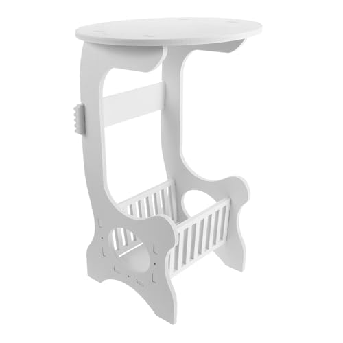 SOLUSTRE Runder Kleiner Couchtisch Für Wohnzimmer Schlafzimmer Ablageständer Beistelltisch Nachttisch Möbel Für Kleine Räume SOLUSTRE Runder Kleiner Couchtisch Für Wohnzimmer Schlafzimmer Ablageständer Beistelltisch Nachttisch Möbel Für Kleine Räume von SOLUSTRE