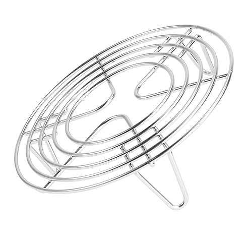 SOLUSTRE Rundes Dampfgarer Rack aus Multifunktionale Dampfgareinsatz für Gemüse und Brötchen Hitzebeständig Lebensmittelecht für Küche und Restaurant von SOLUSTRE