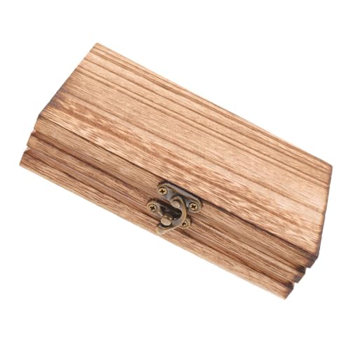 SOLUSTRE Rustikale Holz box mit Deckel und Verschluss Kompakte Aufbewahrungsbox für Schmuck und Kleinigkeiten Multifunktionale Vintage Holzdose als Dekorative Aufbewahrungsbox für Tisch SOLUSTRE Rustikale Holz box mit Deckel und Verschluss Kompakte Aufbewahrungsbox für Schmuck und Kleinigkeiten Multifunktionale Vintage Holzdose als Dekorative Aufbewahrungsbox für Tisch von SOLUSTRE