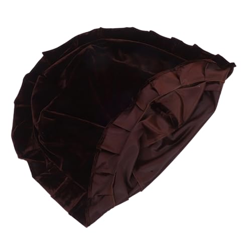 SOLUSTRE Samtsitzbezug für Klavierhocker Weicher Faltenresistenter Klavierstuhl Schoner in Kaffee Eleganter Schutz für Einzelsitzbank Hochwertiger Dekorativer Klavierbankschutz von SOLUSTRE