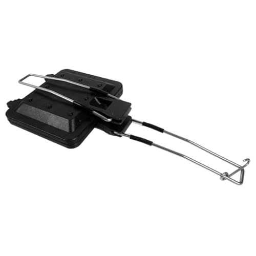 SOLUSTRE Sandwich Maker Antihaftbeschichtete Doppelseitige Pfanne für Sandwiches und Waffeln Multifunktionales Kochzubehör für Zuhause und Camping Küchenutensil von SOLUSTRE