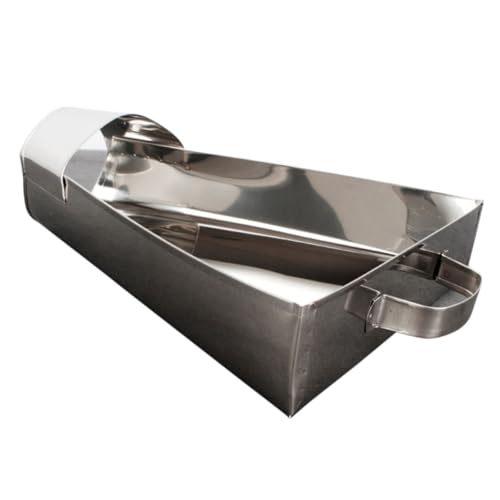 SOLUSTRE Schaufel für Frittiergerichte Ergonomisches Design für Komfortables Handling zum Verpacken von Pommes Frites und Frittiertem Hähnchen Große Kapazität Leicht zu Reinigen von SOLUSTRE