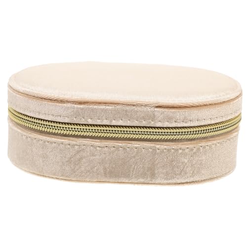 SOLUSTRE Schmuckkästchen mit Futter Vintage Tragbarer Organizer für Ohrringe Armbänder und mit Reißverschluss Kompakt und Leicht für Reisen SOLUSTRE Schmuckkästchen mit Futter Vintage Tragbarer Organizer für Ohrringe Armbänder und mit Reißverschluss Kompakt und Leicht für Reisen von SOLUSTRE