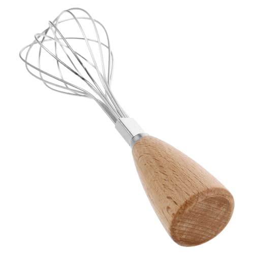SOLUSTRE Schneebesen handrührgerät Mixer manuelle Eierfusion Kugelbesen aus Edelstahl Rom Eierschläger Handkurbel-Eierschläger Mehl umrühren Dash Eierkocher Eiermischer Eierstecher Holz SOLUSTRE Schneebesen handrührgerät Mixer manuelle Eierfusion Kugelbesen aus Edelstahl Rom Eierschläger Handkurbel-Eierschläger Mehl umrühren Dash Eierkocher Eiermischer Eierstecher Holz von SOLUSTRE
