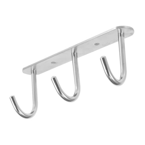 SOLUSTRE Schraubhaken Fach Unter Schrank Haken Küchenschrank Organizer Belastbar Tassenhalter für Becher und Kaffeetassen Einfache Montage Praktisch für Küche und Haushalt von SOLUSTRE