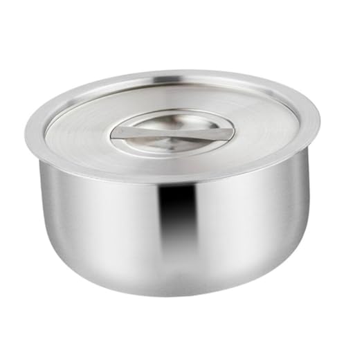 SOLUSTRE Schüssel mit Deckel Große Hitze und Kältebeständige Dampfschüssel für Haushalt und Restaurant Langlebig Leicht zu Reinigen mit Praktischem Deckelgriff für Kochen und Picknick von SOLUSTRE