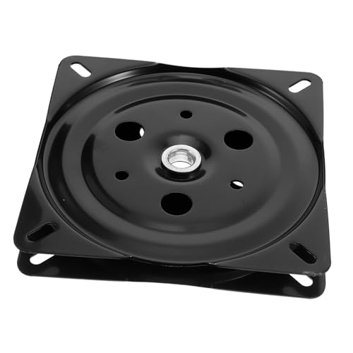 SOLUSTRE Schwarze Quadratische Möbel drehbare Schwerlastplatte für Barhocker Stuhl Basis Langlebiger Drehbeschlag für Möbelstuhl und Display Rack SOLUSTRE Schwarze Quadratische Möbel drehbare Schwerlastplatte für Barhocker Stuhl Basis Langlebiger Drehbeschlag für Möbelstuhl und Display Rack von SOLUSTRE