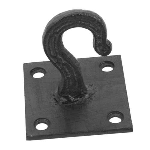 SOLUSTRE Schwere Deckenhaken aus Metall Retro Dekorativ Robuste Deckenbefestigung für Blumenampeln Garderobe und Innenbereich Vielseitig Einsetzbar für Schlafzimmer Badezimmer Wohnzimmer von SOLUSTRE