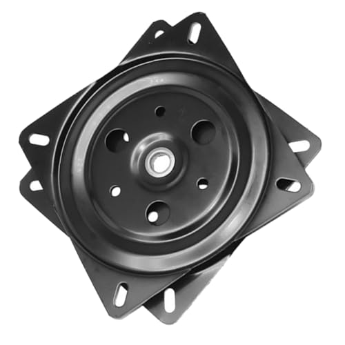 SOLUSTRE Schwerlast Drehbarer Möbel Drehteller Metallplatte für Barhocker Sitz Drehmechanismus Robust Vielseitig für Stühle Theke Büro von SOLUSTRE