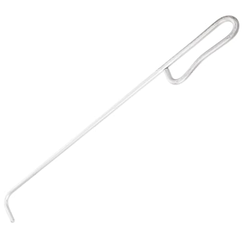 SOLUSTRE Schwerlast Manhole Hook Lang Stahl Manhole Cover Lifting Tool für Rolltore und Schachtabdeckungen Ergonomisch Griffig Robust und Vielseitig Einsetzbar von SOLUSTRE