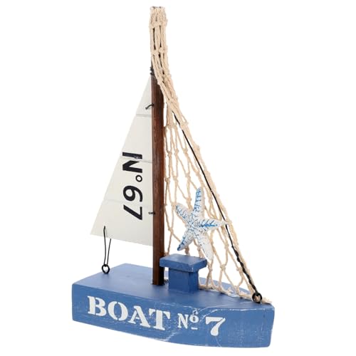 SOLUSTRE Segelmodell Dekorationen Nautische Segelboot Modellschiffe Meeresornamente Dekorative Schiffe Boote Ozeandekor Blau Vintage Weihnachtsdekor Weihnachtsornamente SOLUSTRE Segelmodell Dekorationen Nautische Segelboot Modellschiffe Meeresornamente Dekorative Schiffe Boote Ozeandekor Blau Vintage Weihnachtsdekor Weihnachtsornamente von SOLUSTRE