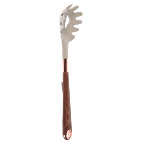 SOLUSTRE Silikon Nudellöffel Eleganter Spaghetti Server mit Komfortablem Griff Hitzebeständig für Müheloses Servieren und Abseihen von Nudeln Küchenutensil SOLUSTRE Silikon Nudellöffel Eleganter Spaghetti Server mit Komfortablem Griff Hitzebeständig für Müheloses Servieren und Abseihen von Nudeln Küchenutensil von SOLUSTRE