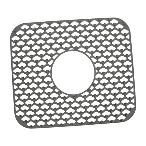 SOLUSTRE Silikon Spülbecken Matte mit Loch Rutschfeste Küchen Abtropfmatte und Filterpolster Flexible Küchenspüle Schutzmatte Langlebig und Vielseitig Einsetzbar von SOLUSTRE