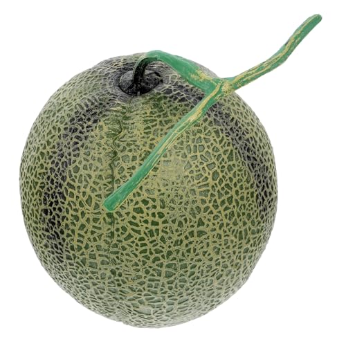 SOLUSTRE Simulationsfruchtmodell Simulation Melone künstliches Cantaloupe-Modell Party Vitrine Cantaloupe-Requisite Cantaloupe-Verzierung Fotografie-Requisiten Plastik Green SOLUSTRE Simulationsfruchtmodell Simulation Melone künstliches Cantaloupe-Modell Party Vitrine Cantaloupe-Requisite Cantaloupe-Verzierung Fotografie-Requisiten Plastik Green von SOLUSTRE