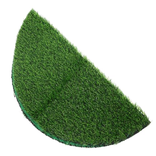 SOLUSTRE Simuliertes Strohstofftuch Grasmatte im Freien grüner Grasteppich Grasmattenteppich Ort Auto- teppiche tischdecke Matte für Esstisch Esstischmatte PVC Green von SOLUSTRE