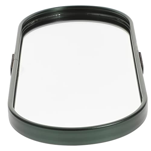 SOLUSTRE Spiegel Schmucktablett Aus Metall Dekorativer Organizer Für Kosmetik Und Schmuck Großes Stilvolles Aufbewahrungstablett Für Badezimmer Schlafzimmer Und Kommode Spiegel Wirkung von SOLUSTRE