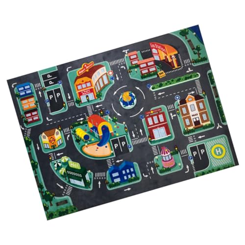 SOLUSTRE Spielmatte LED Verkehrslern Teppich Komfortabel Langlebig rutschfest für Jungen Mädchen Kinderzimmer Spielteppich Krabbelmatte Sicher und Pflegeleicht SOLUSTRE Spielmatte LED Verkehrslern Teppich Komfortabel Langlebig rutschfest für Jungen Mädchen Kinderzimmer Spielteppich Krabbelmatte Sicher und Pflegeleicht von SOLUSTRE