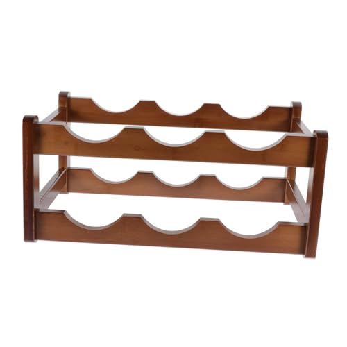 SOLUSTRE Stabiles Weinständer aus Hochwertigem Holz Doppelstöckig Flaschen Fassungsvermögen rutschfest für Hotel und Küchenarbeitsplatten Platzsparend und Vielseitig Einsetzbar SOLUSTRE Stabiles Weinständer aus Hochwertigem Holz Doppelstöckig Flaschen Fassungsvermögen rutschfest für Hotel und Küchenarbeitsplatten Platzsparend und Vielseitig Einsetzbar von SOLUSTRE