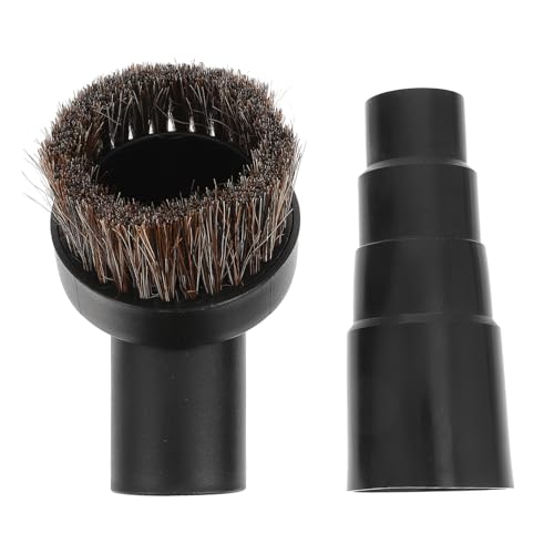 SOLUSTRE Staubsauger Adapterbürste Pferdehaar Reinigungstool für Möbel Vorhänge und Haustierhaare Kompatibel mit Staubsaugerschläuchen Langlebig und Leicht von SOLUSTRE