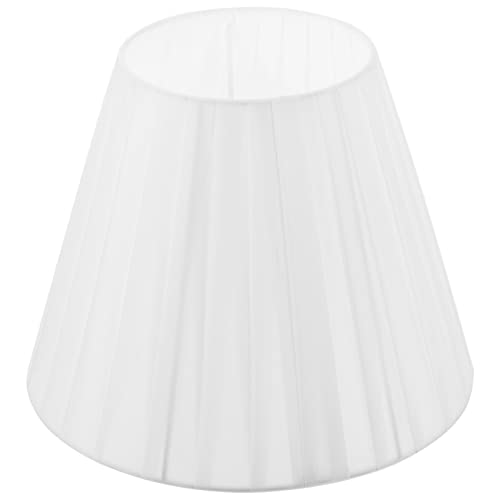 SOLUSTRE Dekorativer Plissee Lampenschirm Aus Abnehmbarer Lampenschirm Für Tischlampen Eleganter Ersatz Für Wohnzimmer Schlafzimmer Hotel Und Büro von SOLUSTRE