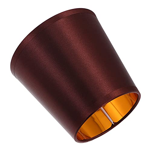 SOLUSTRE Stoff Lampenschirm Tischlampe Ersatzschirm Kaffee E14 Tischlampe Wandleuchte Stehlampe Hängelampe Pendelleuchte Deckenleuchte Deckenlampe Schutzhülle Zimmer Hotel Zuhause Dekoration von SOLUSTRE