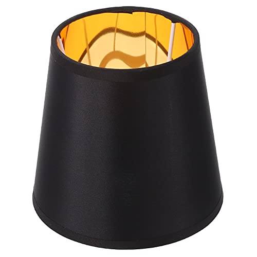 SOLUSTRE Stoff Lampenschirm Tischlampe Lampenschirm für E14 Glühbirne 15X14X11CM Schwarz Tuch Schutzhülle für Pendelleuchte Kronleuchter Schreibtischlampe Deckenleuchte SOLUSTRE Stoff Lampenschirm Tischlampe Lampenschirm für E14 Glühbirne 15X14X11CM Schwarz Tuch Schutzhülle für Pendelleuchte Kronleuchter Schreibtischlampe Deckenleuchte von SOLUSTRE