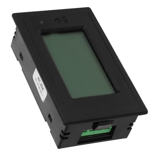 SOLUSTRE Strommessgerät Leistungszähler mit LCD Anzeige Präzises Spannungs Strommessgerät für Haushaltsgeräte Stromverbrauchsmonitor für Sicheres Energiemanagement SOLUSTRE Strommessgerät Leistungszähler mit LCD Anzeige Präzises Spannungs Strommessgerät für Haushaltsgeräte Stromverbrauchsmonitor für Sicheres Energiemanagement von SOLUSTRE
