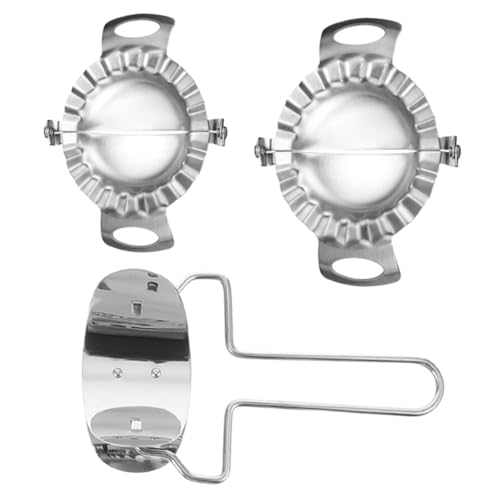 SOLUSTRE Teiliges Teigtaschenformer Langlebiges Dumpling Making Tool Vielseitig für Knödel Ravioli Empanadas Einfach zu Bedienen und Reinigen Küchen Gadget für Hausgemachte Teigtaschen von SOLUSTRE