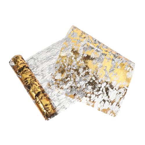 SOLUSTRE Tischläufer Mit Heißprägung Party Table Runner Tischläufer Zur Taufe Hochzeitsläufer Schimmernder Tischläufer Glitzer Tischdecke Tischläufer Für Das Neue Jahr Polyester von SOLUSTRE