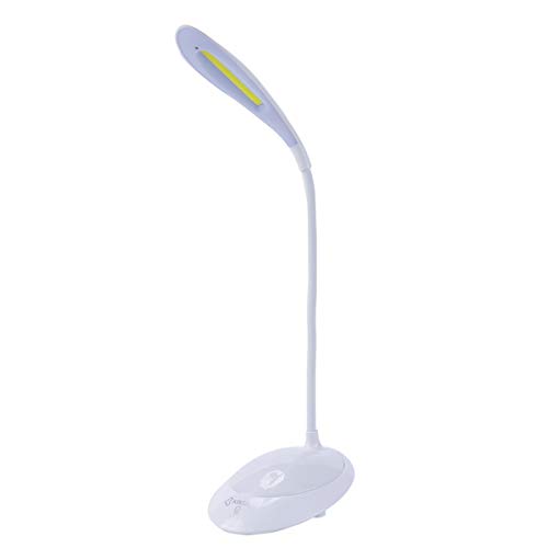SOLUSTRE Tischlampe, Farbe ändern Leselampe Kreative Touch Folding Lampe für Schlafzimmer Schulhaus (Weiß, Mit Batterie) von SOLUSTRE