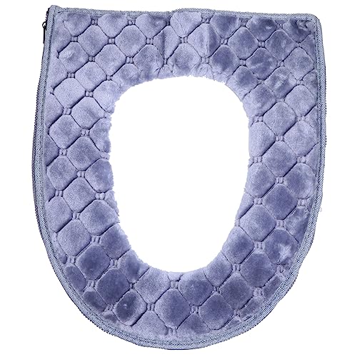 SOLUSTRE Toilettensitz Warme Badezimmermatte Matten Toilettendeckel Stuhl Toilettenkissen Toiletten Aufblasbar Bequem Badematte Toilette Bidet Toilettentankdeckel von SOLUSTRE