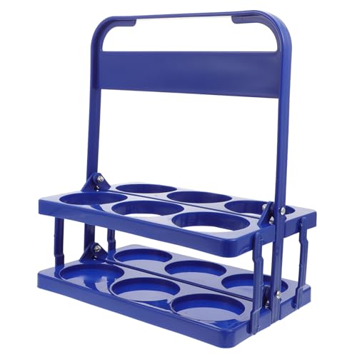 SOLUSTRE Tragbarer Getränketräger aus Hochwertigem Kunststoff Faltbarer Flaschenhalter für Bier und Weinflaschen Leichtes Design mit Rundem Flaschenmund für Camping Outdoor und Partys SOLUSTRE Tragbarer Getränketräger aus Hochwertigem Kunststoff Faltbarer Flaschenhalter für Bier und Weinflaschen Leichtes Design mit Rundem Flaschenmund für Camping Outdoor und Partys von SOLUSTRE