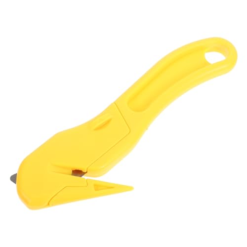 SOLUSTRE Tragbarer Sicherheits Cutter Multifunktionaler Brieföffner für Karton und Verpackung Ergonomisch mit Versteckter Klinge für Büro Schule und Unterwegs von SOLUSTRE