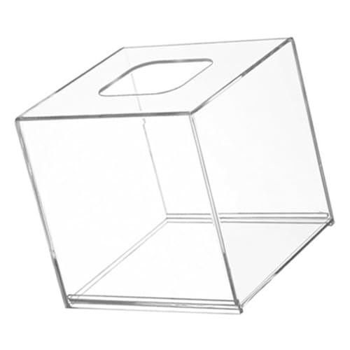 SOLUSTRE Transparente Rechteckige Tissue Box Halter Langlebiger Taschentuchspender Großer Kapazität Einfach zu Reinigen Design für Zuhause Büro Schreibtisch und Badezimmer SOLUSTRE Transparente Rechteckige Tissue Box Halter Langlebiger Taschentuchspender Großer Kapazität Einfach zu Reinigen Design für Zuhause Büro Schreibtisch und Badezimmer von SOLUSTRE