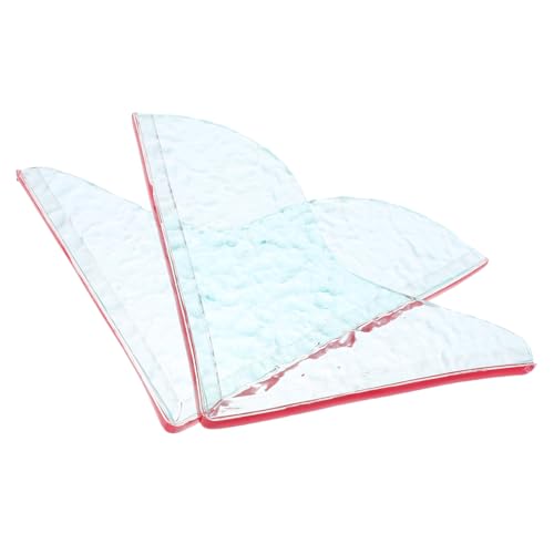 SOLUSTRE Transparente Selbstklebende Badewannen Spritzschutzplatte aus Dünne wasserdichte Dusch und Waschbecken Eckbarriere Platzsparender Wasserabweiser für Bad und Wc von SOLUSTRE