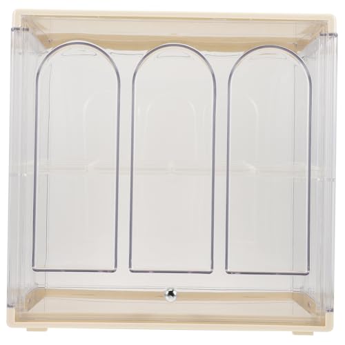 SOLUSTRE Transparenter Becherhalter mit Staubschutzdeckel Doppelstöckiger Aufbewahrungsständer für Kaffeetassen und Gläser Stabiler und Langlebiger Wasserbecher Organizer für Küche und SOLUSTRE Transparenter Becherhalter mit Staubschutzdeckel Doppelstöckiger Aufbewahrungsständer für Kaffeetassen und Gläser Stabiler und Langlebiger Wasserbecher Organizer für Küche und von SOLUSTRE