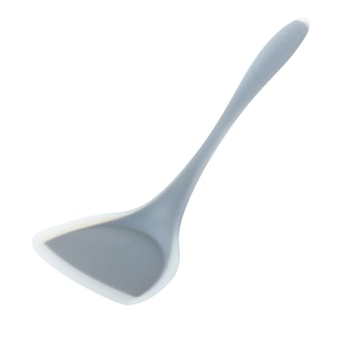 SOLUSTRE Transparenter Silikon Spachtel Antihaftbeschichtet Hitzebeständig Vielseitiger Küchenhelfer für Braten Backen und Rühren Schonend zu Pfannen Bpa frei Langlebig Leicht zu Reinigen von SOLUSTRE